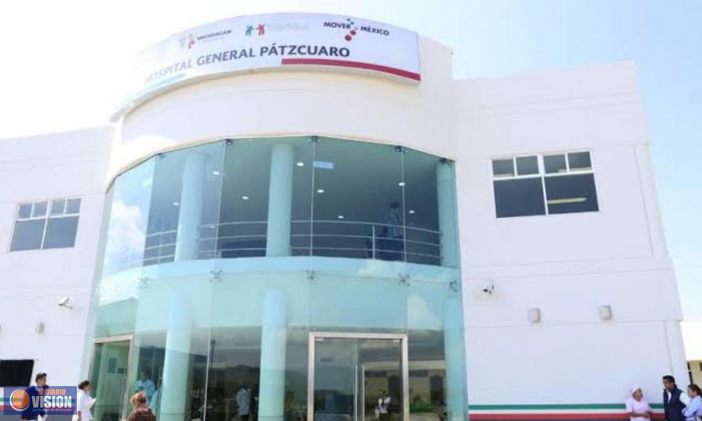 Hospital General Pátzcuaro, al 100% en ocupación hospitalaria COVID-19