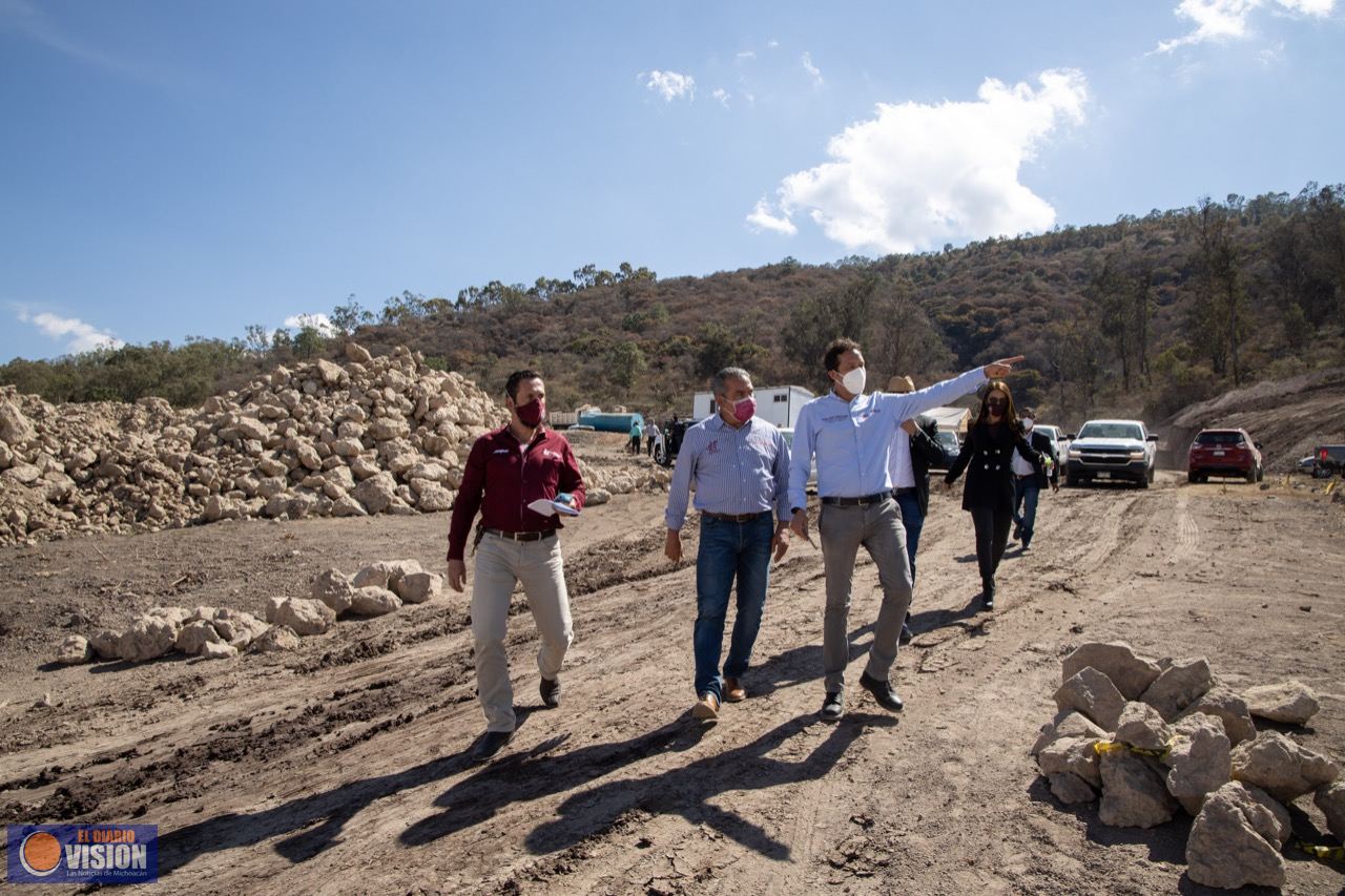 Realiza Raúl Morón supervisión de obras en colonia Puerto de Buenavista 