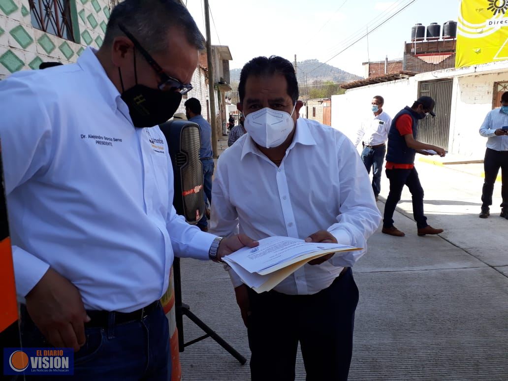 Lupillo Aguilera, entregará apoyos a cinco escuelas de Huiramba 