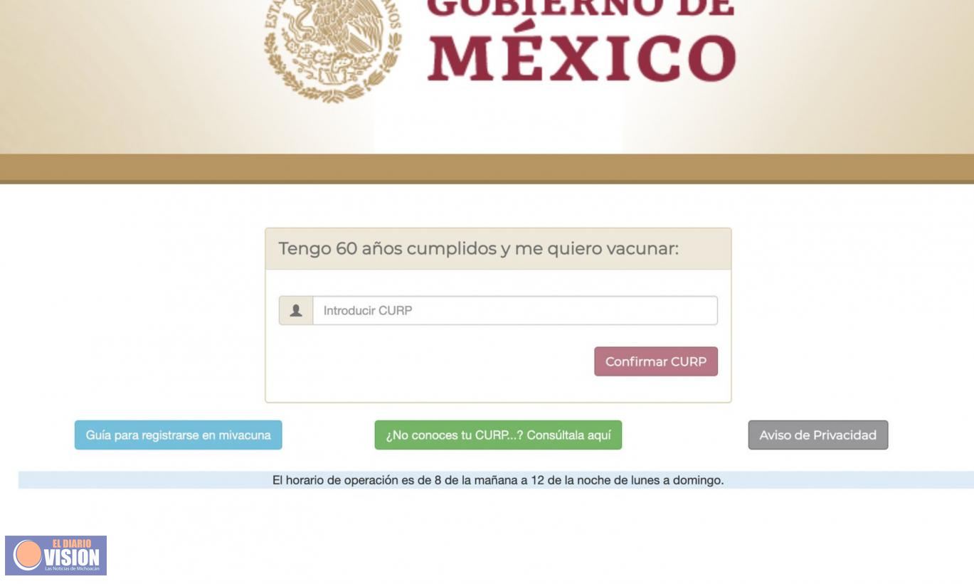 Abre Gobierno de México proceso de vacunación contra COVID-19 para adultos mayores