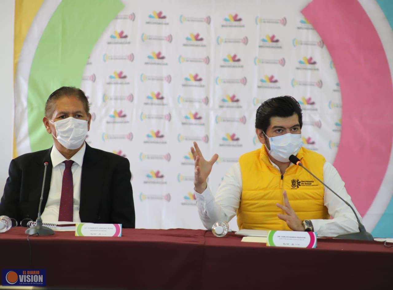 Continuarán en Morelia y estado, medidas de contención de contagios por COVID-19 
