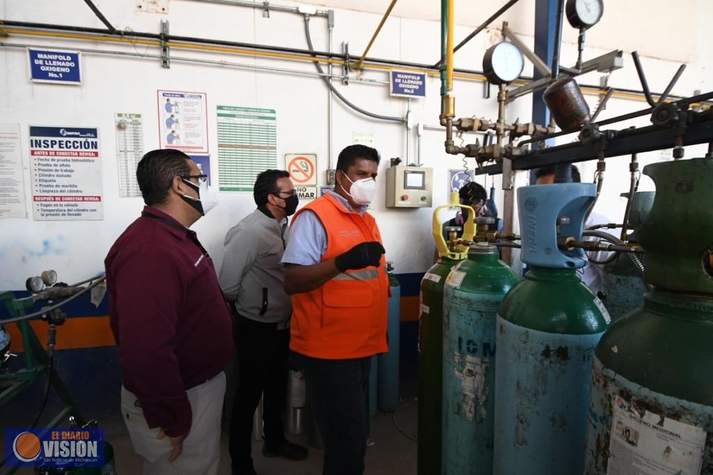 Emite Gobierno de Morelia recomendaciones para el manejo adecuado de tanques de oxígeno 