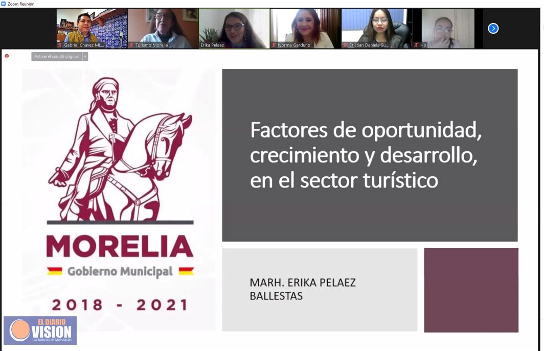 Gobierno de Morelia continuará con capacitación al sector turístico en 2021