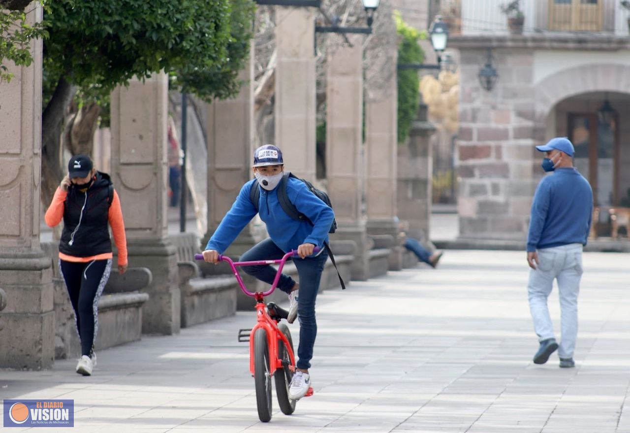 Michoacán reporta 181 contagios, 29 se dan en Morelia, al día de hoy 