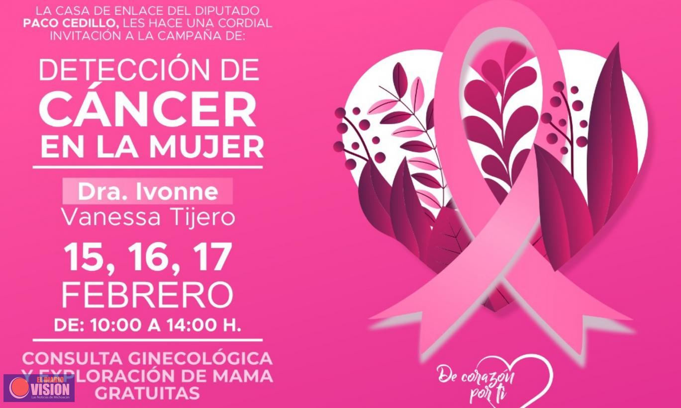 Paco Cedillo invita a la campaña gratuita de prevención de cáncer 