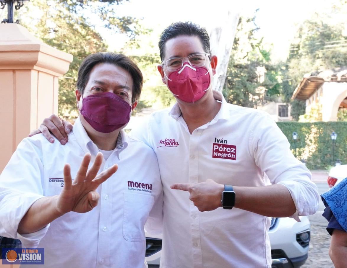 En equipo trabajaremos con Mario Delgado rumbo a las elecciones 2021 en Michoacán: Iván Pérez Negrón