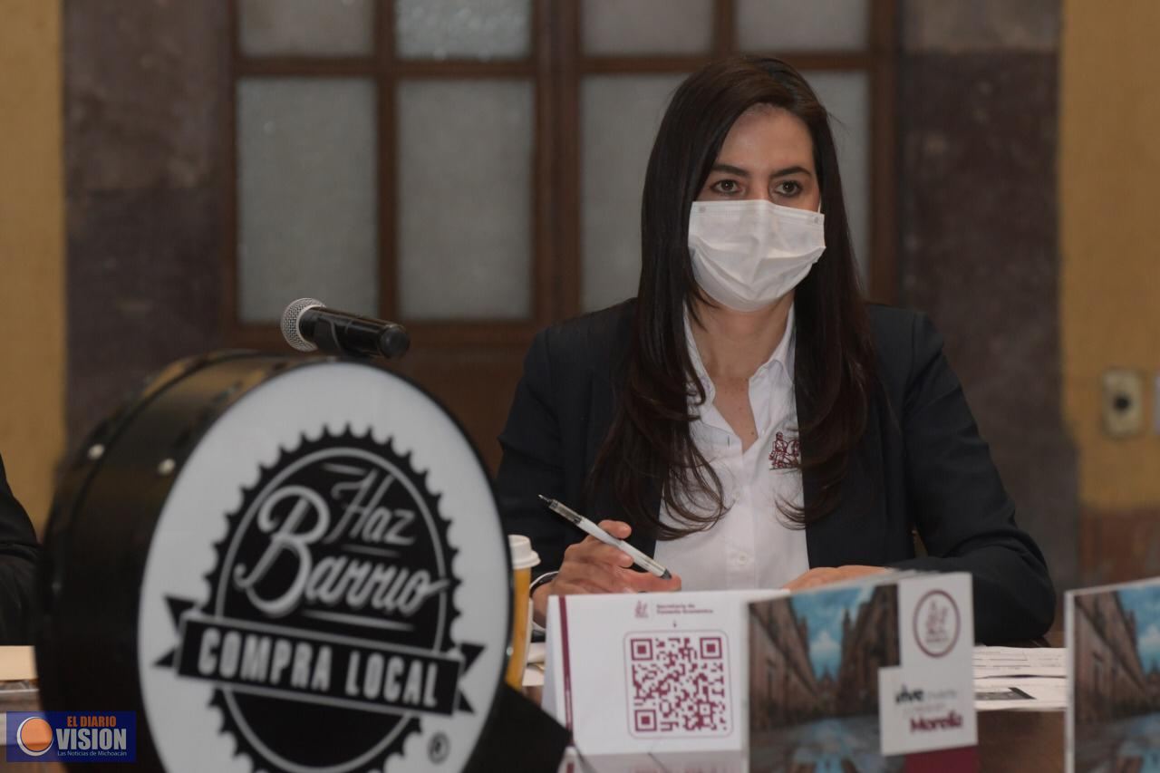 Gobierno de Morelia trabaja intensamente para reactivación económica 