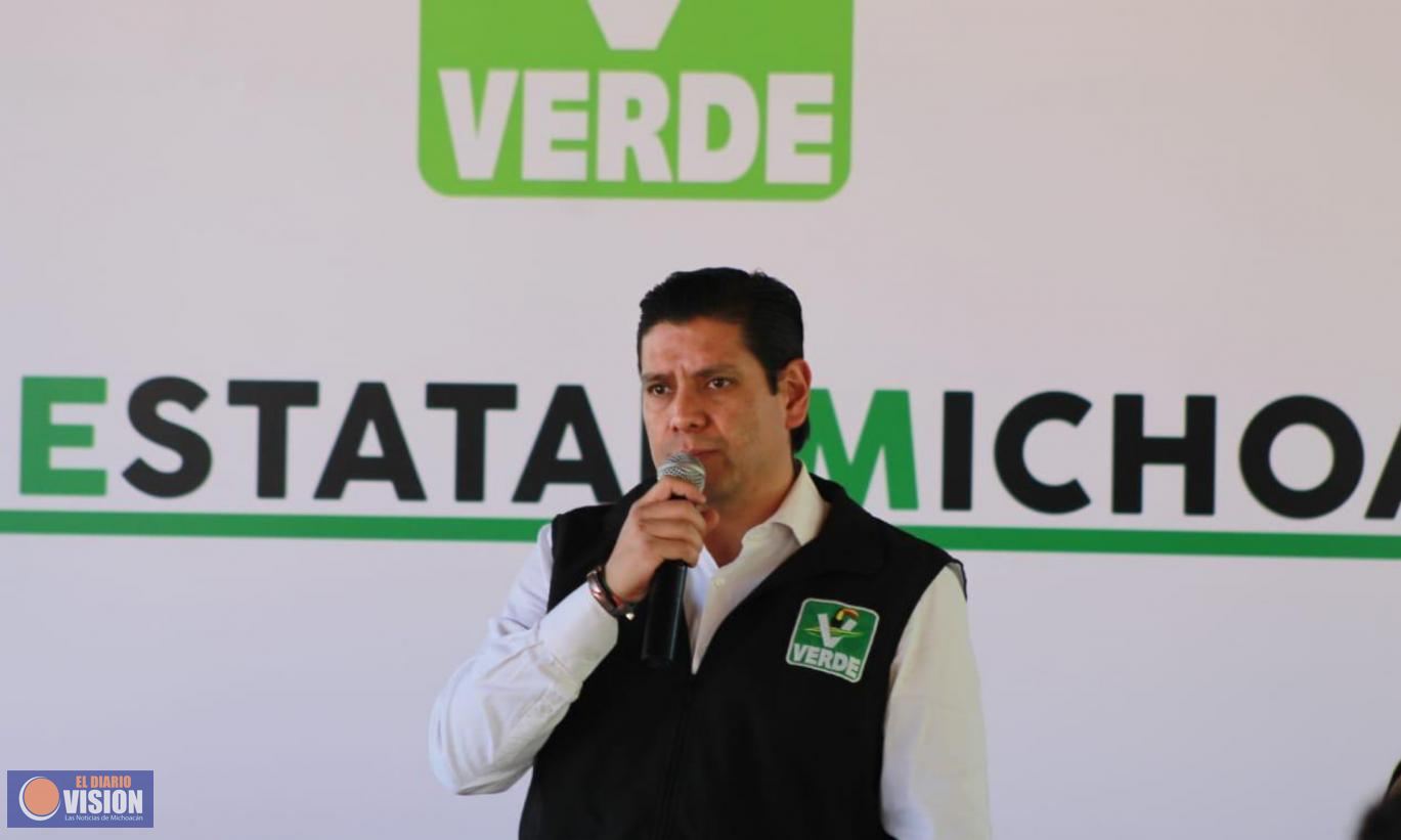 Define Partido Verde Michoacán más del 90% de aspirantes a cargos de elección popular