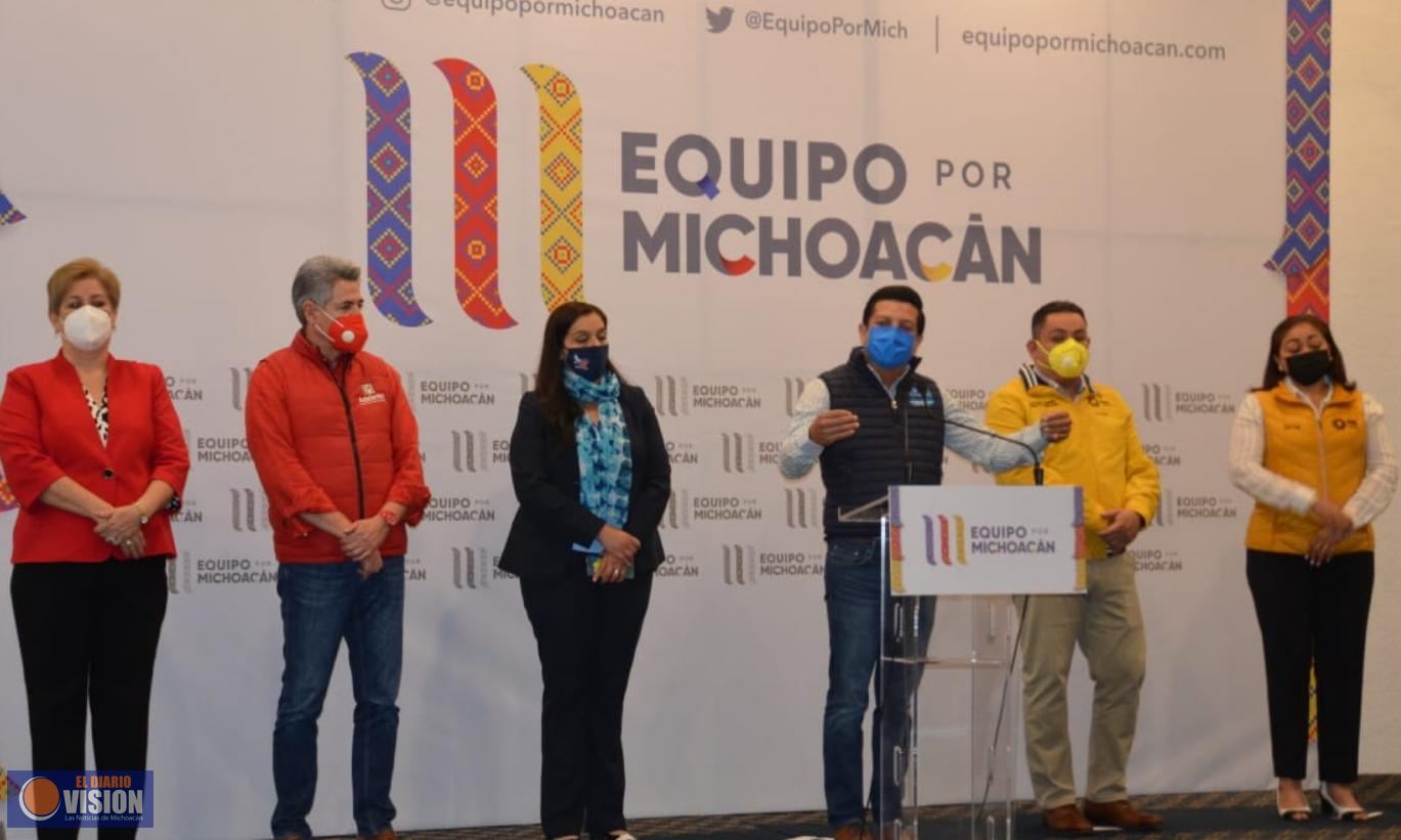 Perfiles de Morena llenos de corrupción, hartazgo y mentiras: PRI-PAN-PRD