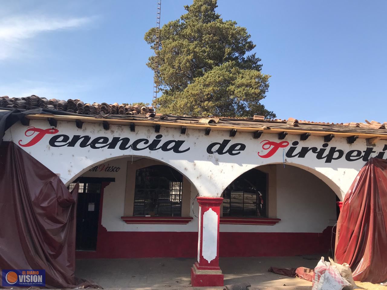 Supervisa SUOP remodelación de jefaturas de tenencia en Tiripetio y Santiago Undameo 