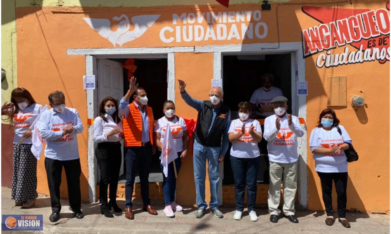 Movimiento Ciudadano inaugura Casa Ciudadana en Angangueo