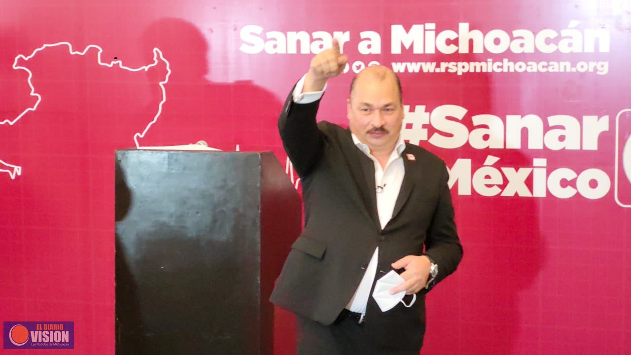 Rinde Protesta Abraham Sánchez Martínez como candidato a Gobernador de Michoacán por RSP 