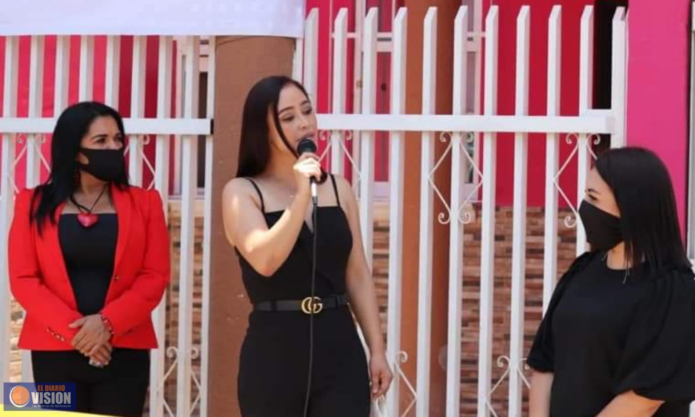 Manifiesta Miriam Tinoco respaldó a la alcaldesa de Angamacutiro, víctima de violencia política