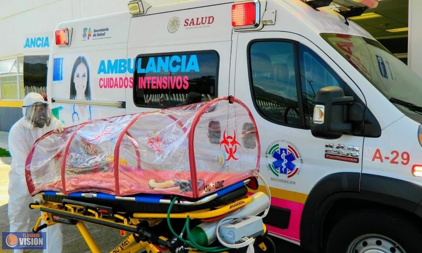En lo que va del año se han realizado 146 traslados de pacientes positivos y sospechosos de COVID-19