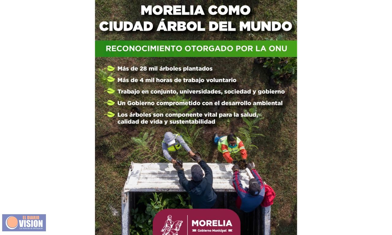 Reconoce ONU a Morelia como 