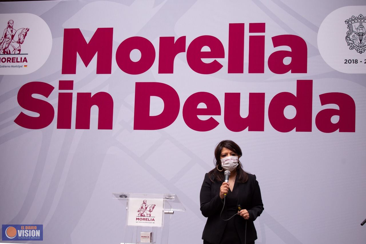 Logra Gobierno de Morelia liquidar deuda a largo plazo por primera vez en 29 años 
