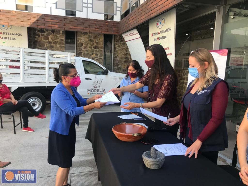 Refuerza Gobierno de Morelia con créditos empoderamiento económico de mujeres 