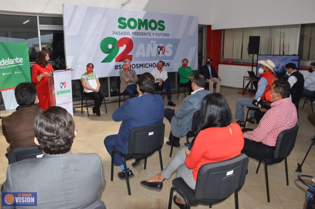 PRI Michoacán celebró su 92 Aniversario de fundación 
