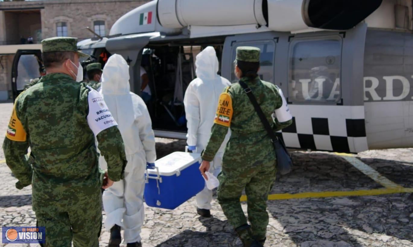 El martes iniciará vacunación contra COVID-19 en Uruapan, Zamora, Lázaro Cárdenas y Cd. Hidalgo