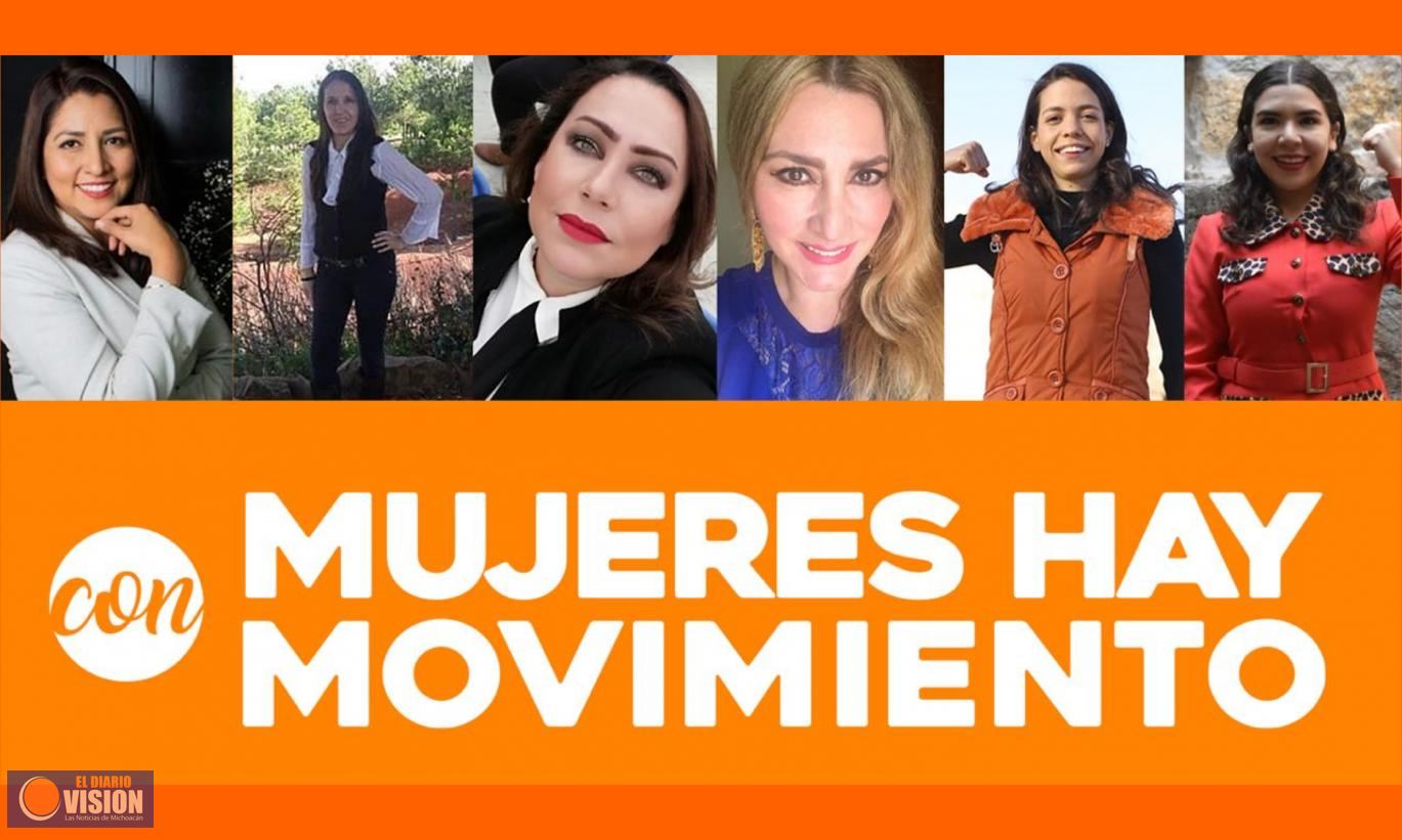 Movimiento Ciudadano urge a que en la vida pública y política integren la voz de mujeres 