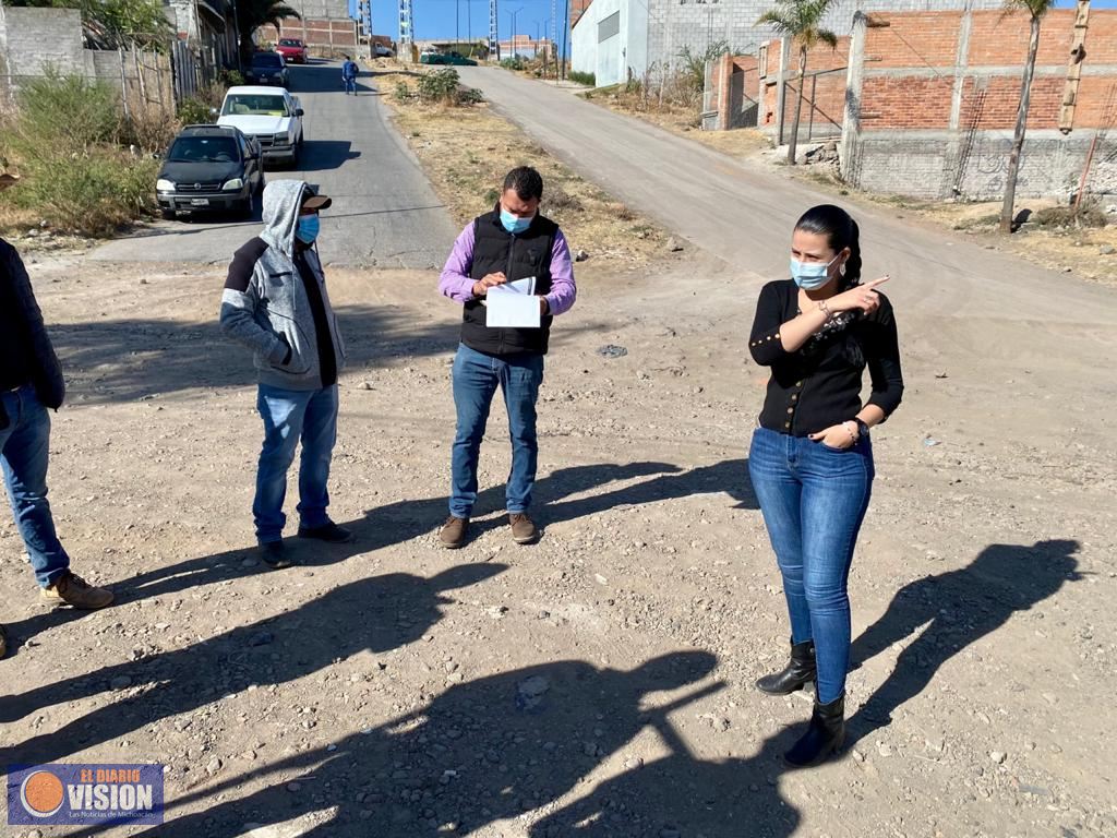 Realizó Semovep visita a la calle Vicente Lombardo Toledano previo al arranque de su rehabilitación 