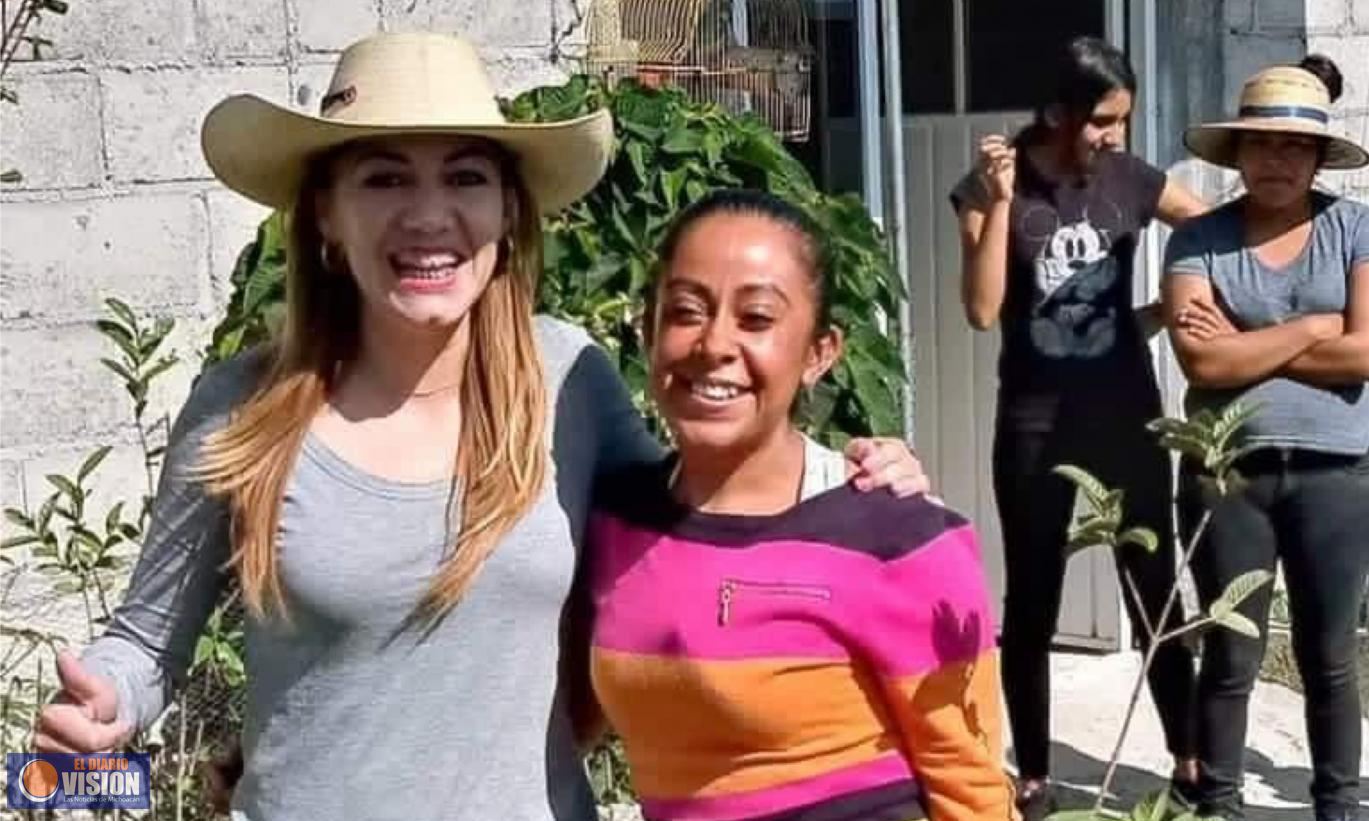 Lorena Huitrón trabajará por un verdadero cambio en Contepec