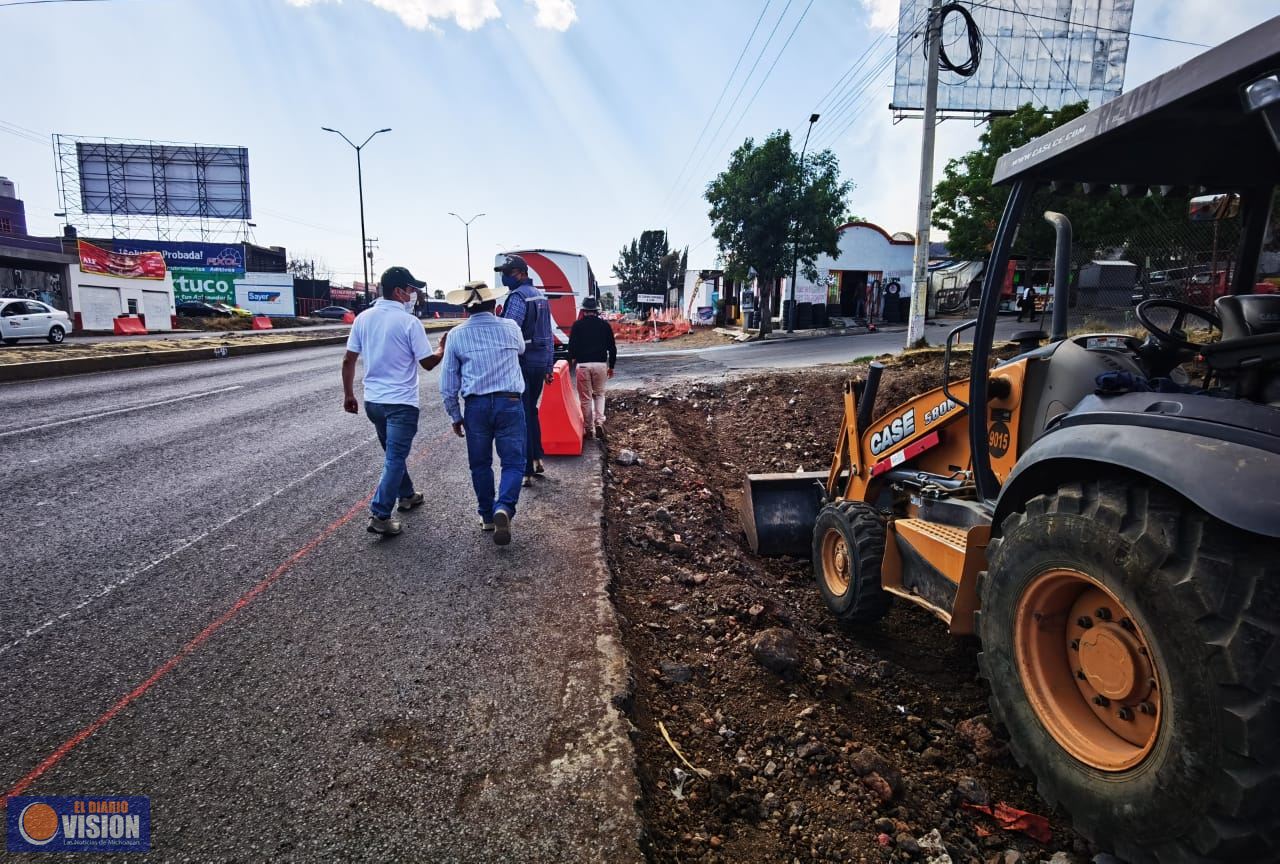 Gobierno de Morelia supervisa estacion de bomberos y accesos a Villas del Pedregal 