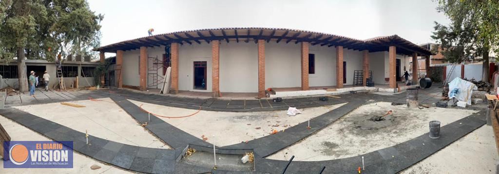 Gobierno de Morelia supervisa rehabilitación en jefatura Cuto de la Esperanza 