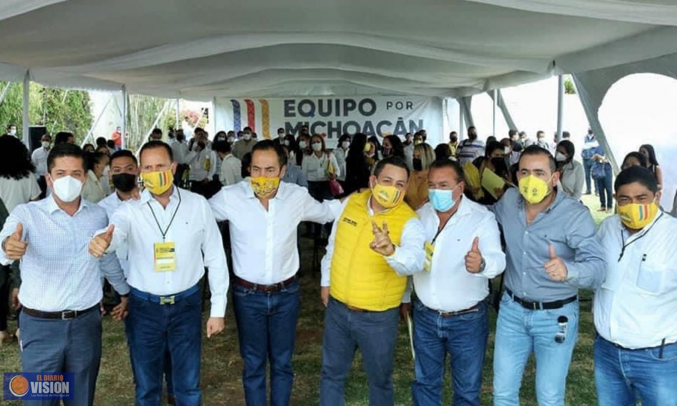 Vamos juntos y de la mano para refrendar la gubernatura: Víctor Manríquez 