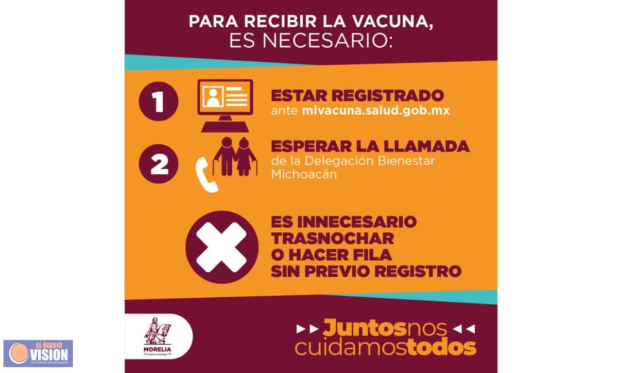 Servidores de la Nación continúan llamadas para vacunación en Morelia 