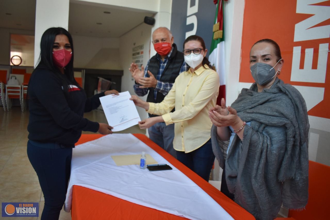 Se suma a Movimiento Ciudadano Wilma Zavala Ramírez para Diputada Local de Zacapu