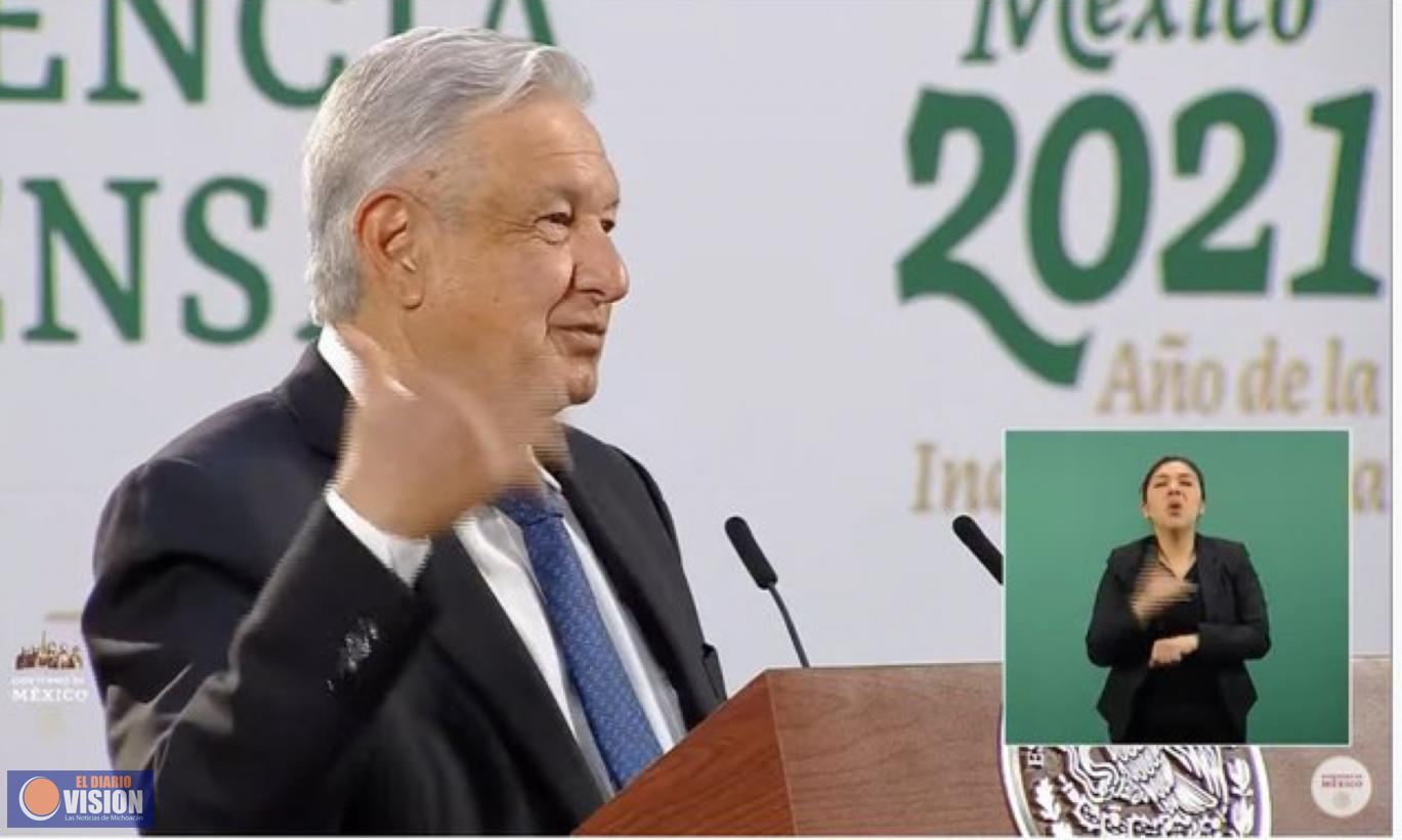 “No somos iguales”: niega AMLO uso electoral de vacuna contra COVID-19