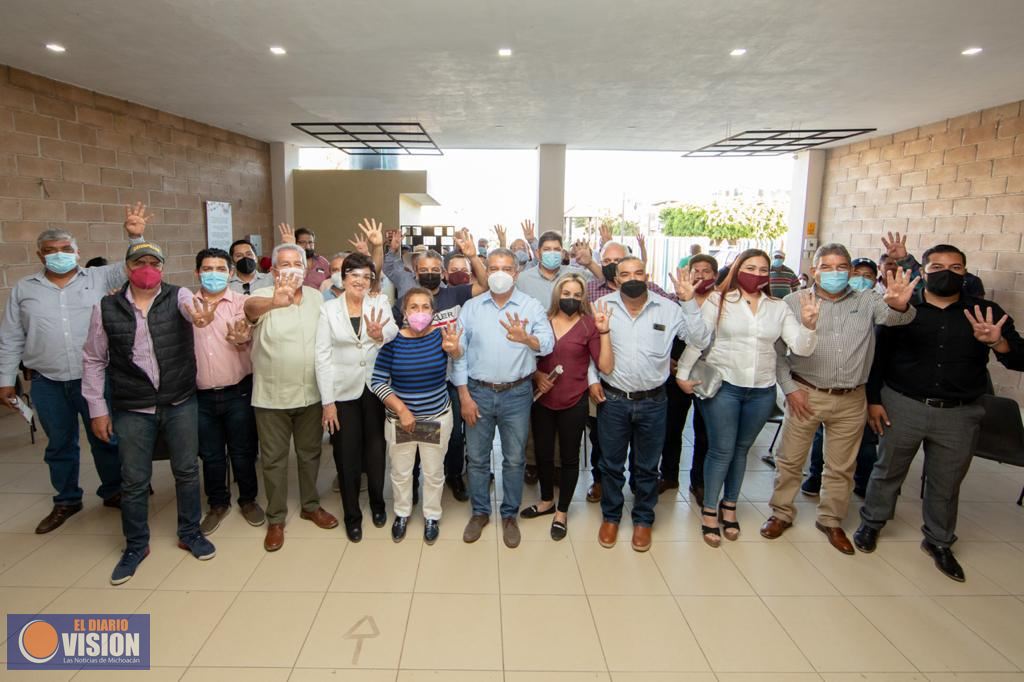 Comités en Defensa de la 4T se multiplican en Michoacán: Raúl Morón