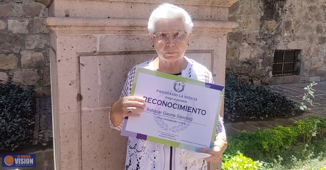 Rinden merecido homenaje a Baltazar Gaona Sánchez