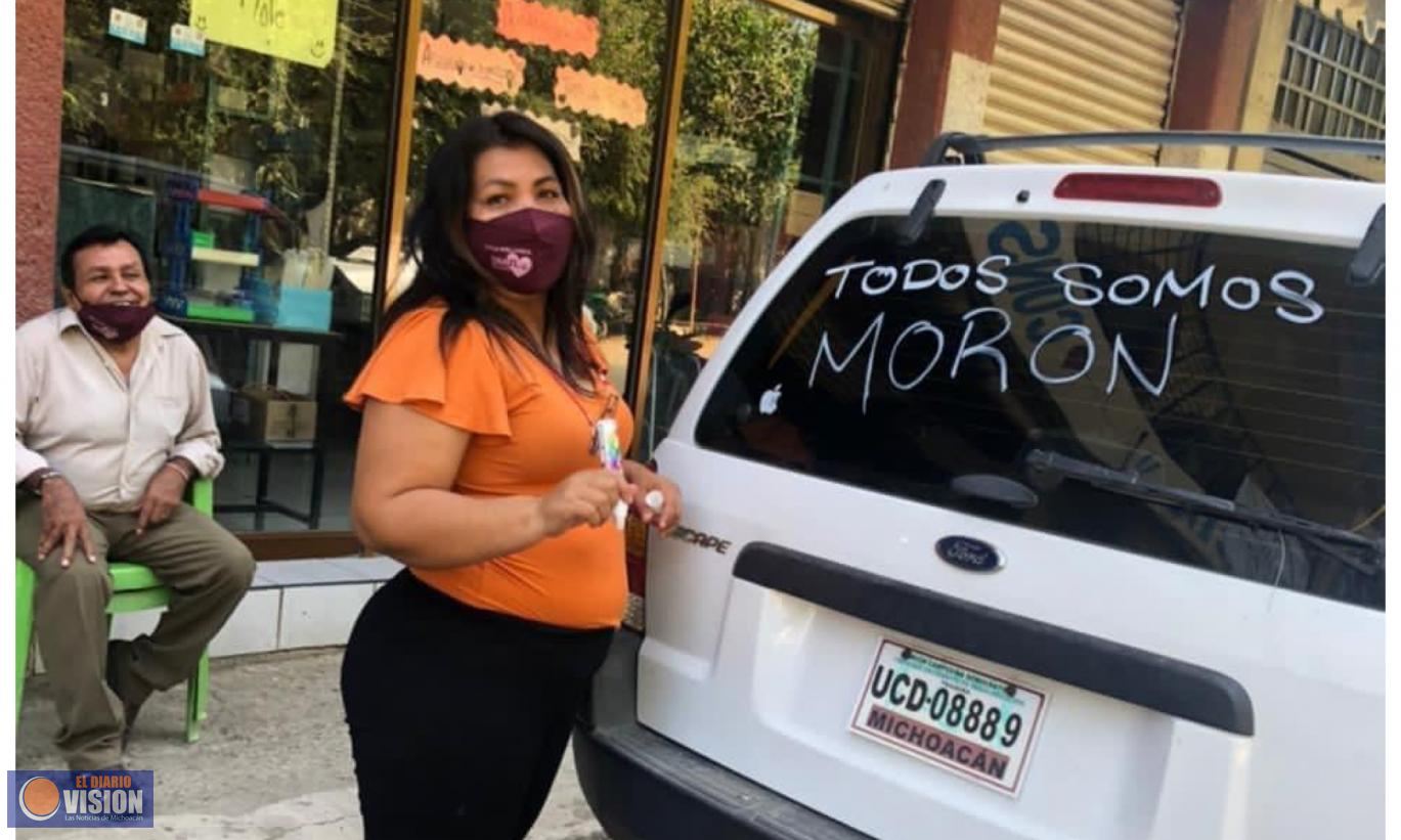 Ciudadanos respaldan a Morón; manifiestan rechazo a decisión del INE