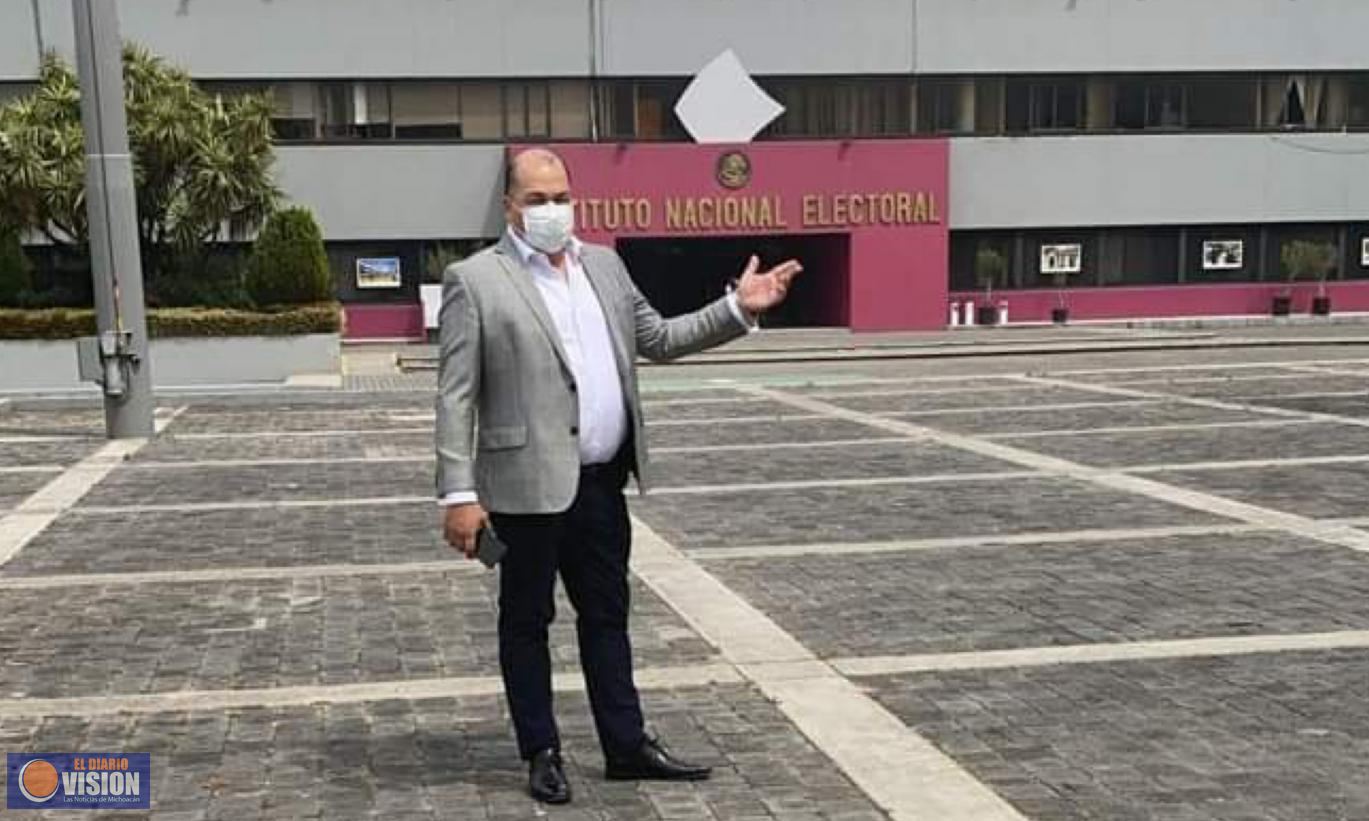 Candidato de RSP, interpone recurso de impugnación en el INE