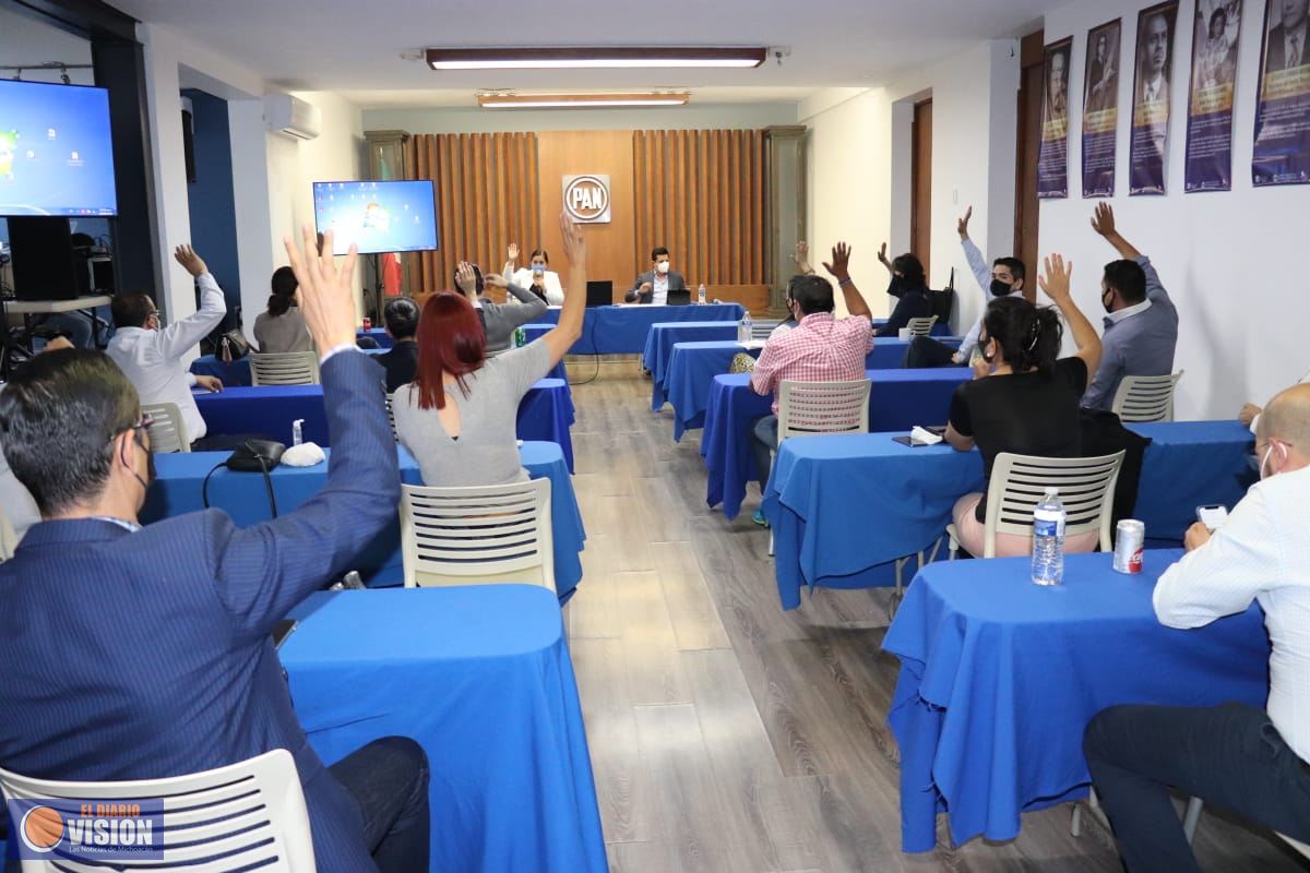 PAN MICHOACÁN AVALA PROPUESTA DE CANDIDATOS POR AYUNTAMENTOS 