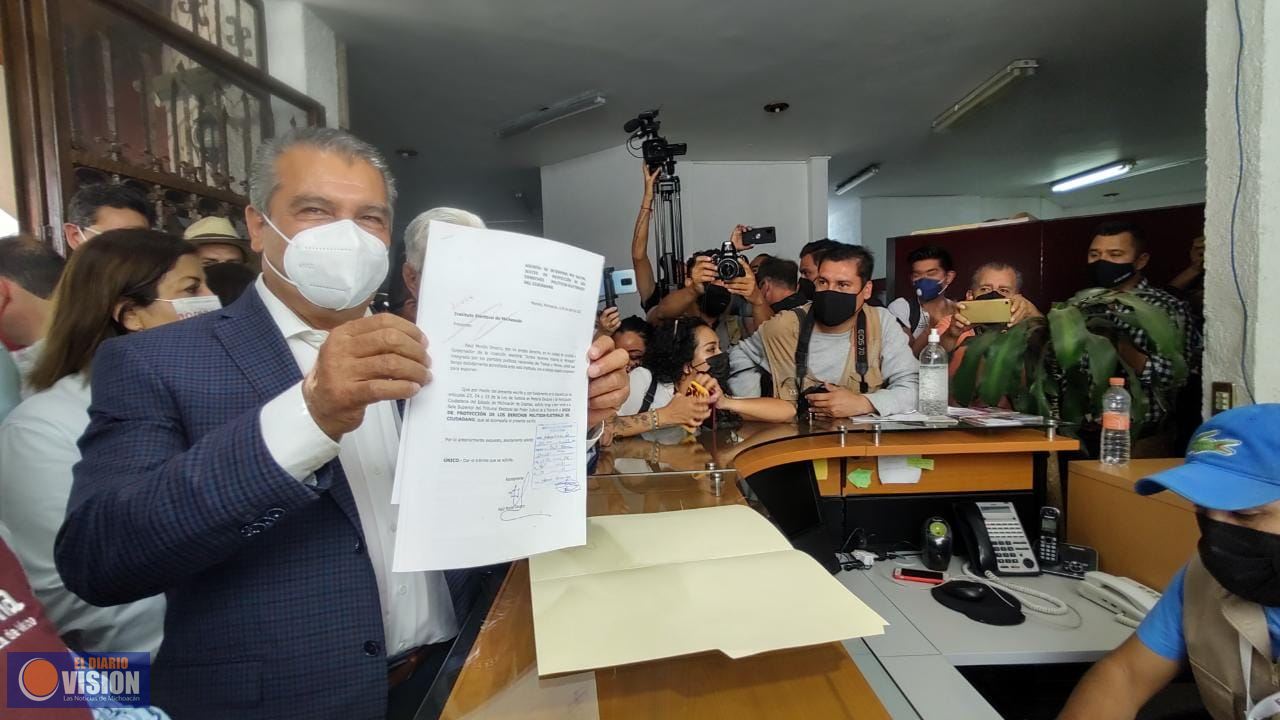 Con la anuencia del TEPJ, recuperaremos la candidatura y rescataremos a Michoacán: Raúl Morón