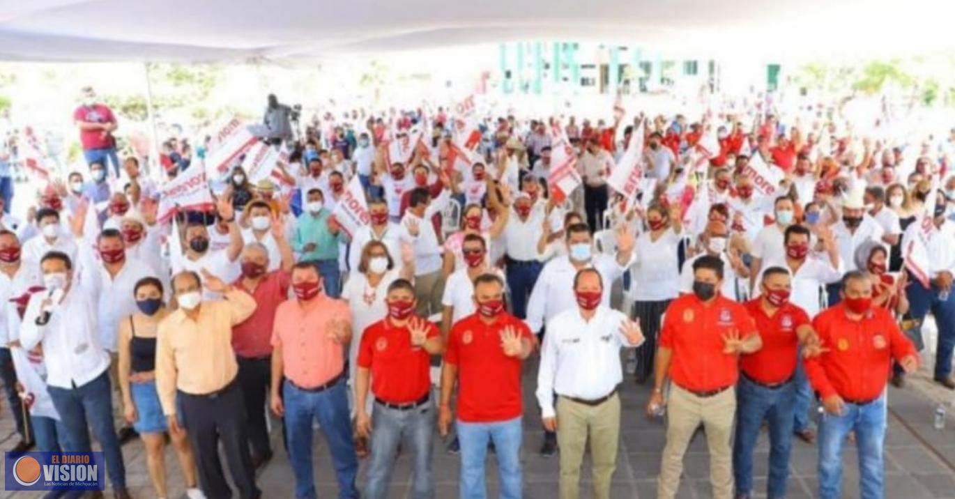 Leonel Godoy, inicia campaña en el Distrito de Lázaro Cárdenas  