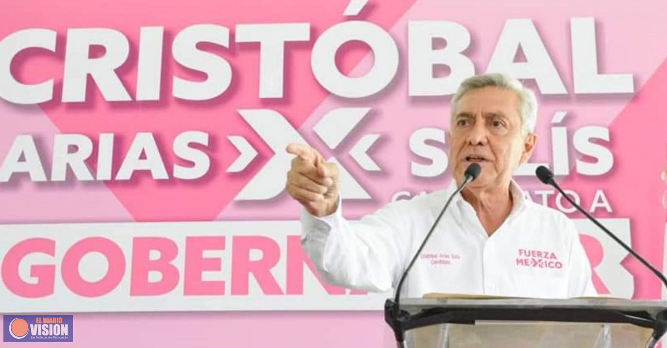 Fin a  los Gobiernos Corruptos, Cristóbal Arias 