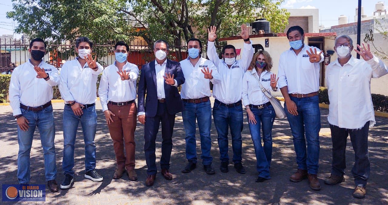 Empresarios, con Raúl Morón Orozco