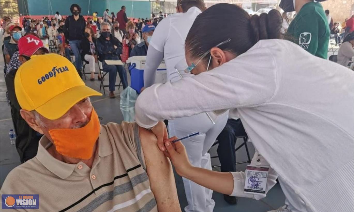 Iniciará aplicación de segundas dosis contra COVID-19 en LC, Hidalgo, Huetamo y Jacona