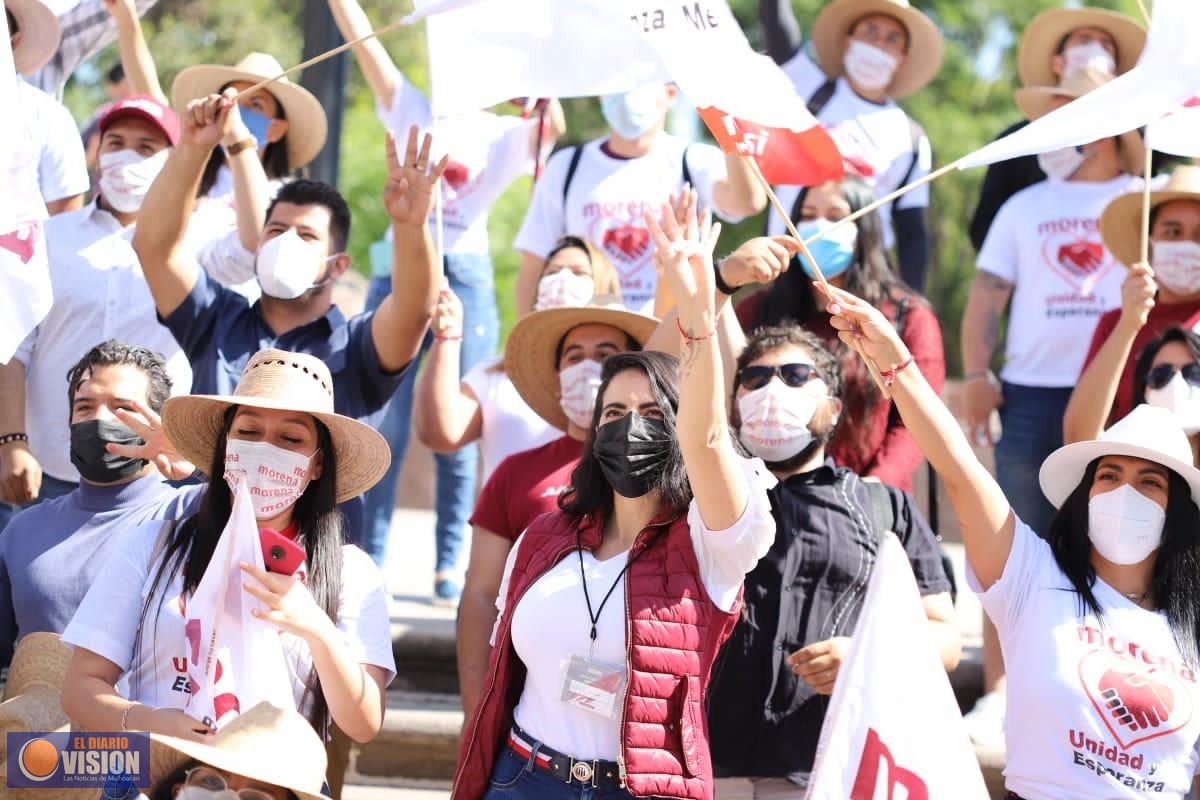A la Transformación en Michoacán, ya nadie la detiene: Giulianna Bugarini 
