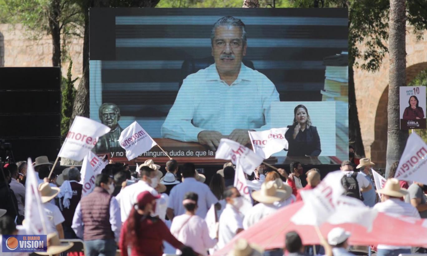 Las y los michoacanos, tenemos derecho a elegir quien será nuestro Gobernador: Iván Pérez Negrón