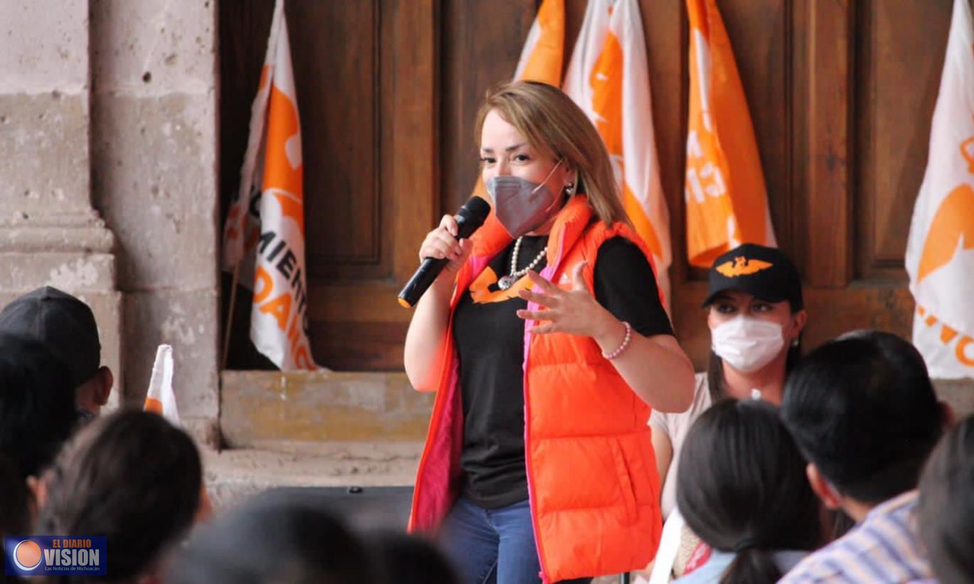 Llegó la hora de romper con el mal gobierno: Mercedes Calderón