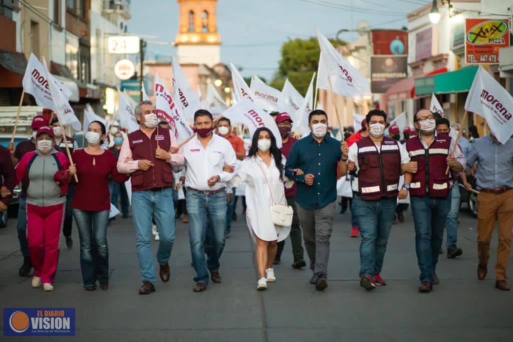 Cientos de michoacanas y michoacanos se suma a Caravana en Defensa de la Esperanza en Maravatío