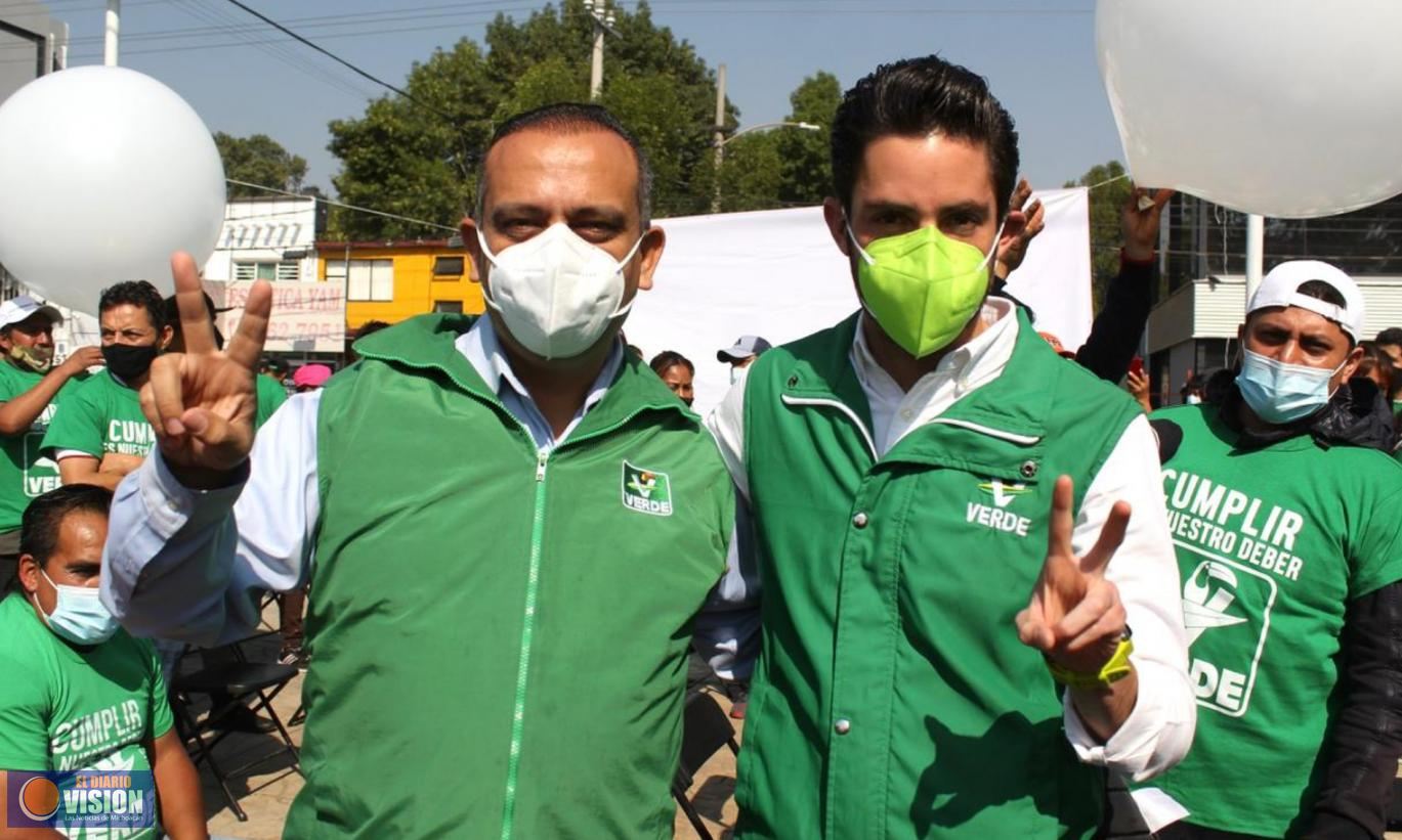 Se suma Francisco Núñez Escudero a la familia verde de Tlalnepantla de Baz.