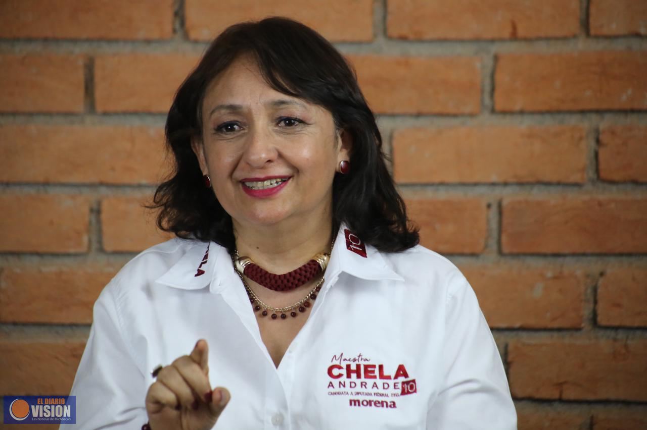 Vamos a LLevar una voz Fuerte e Inteligente al  Congreso Federal: CHela Andrade 