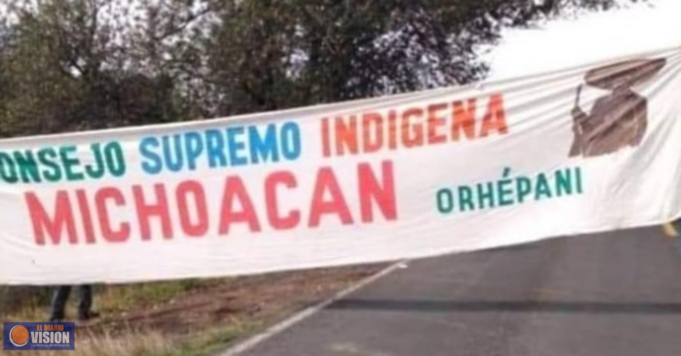 Liberan carretera Morelia, Quiroga, a la altura de Santa Fé  de la Laguna