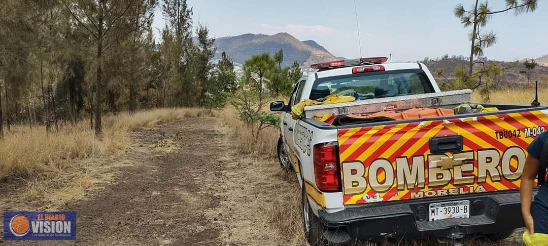 Mantienen trabajos de mitigación contra el incendio en la Loma de Santa María